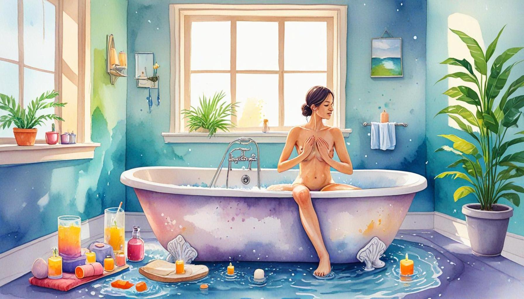 Boost Mental Well-being Stress-Relief with Bath Meditation Benefits
