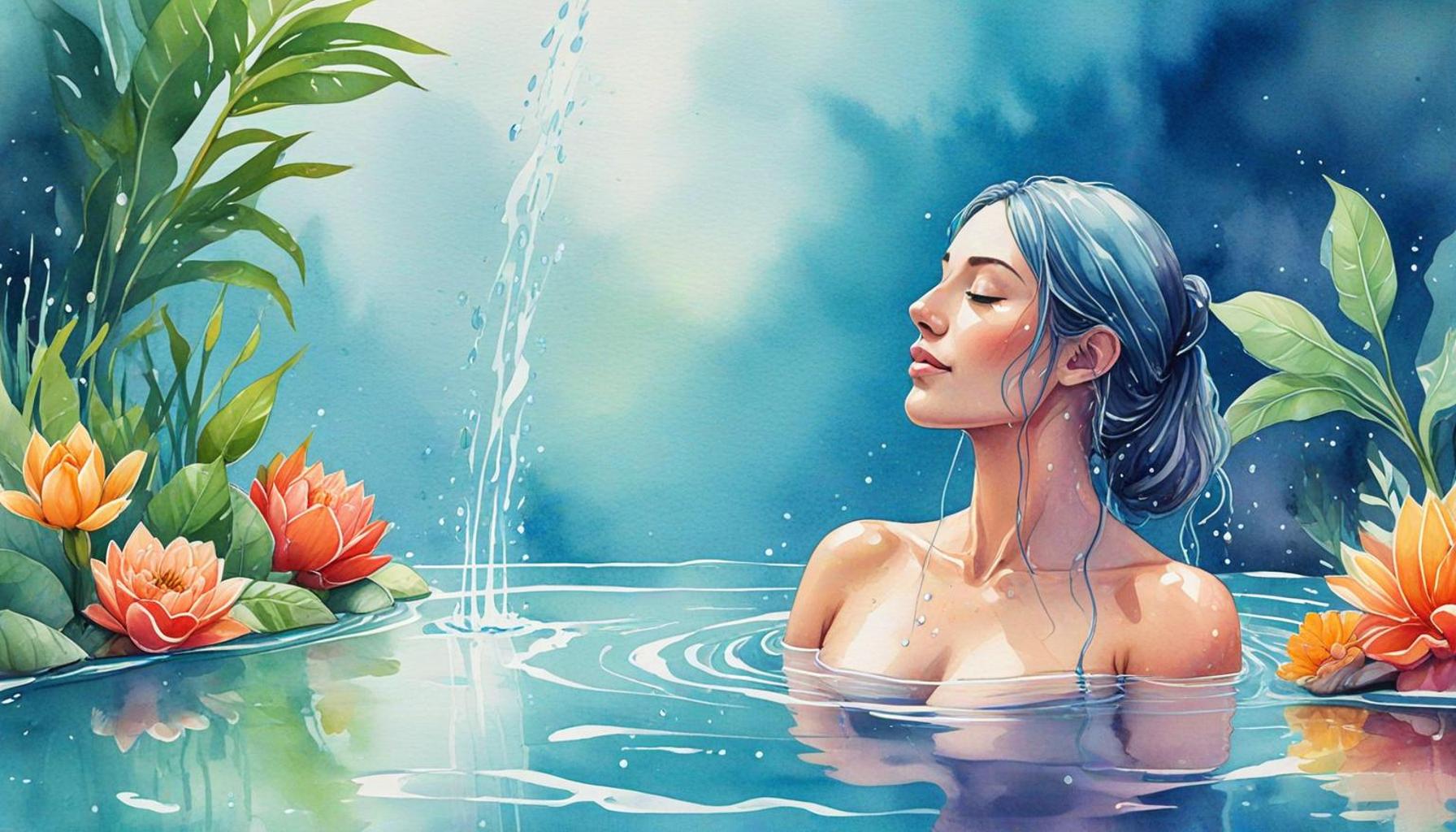 The Connection between Water and Meditation: Exploring the Benefits of Water Therapy during Bathing