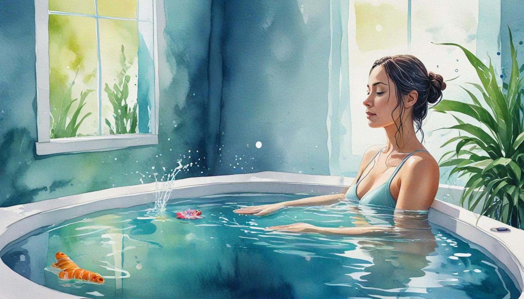The Connection Between Water and Meditation: How Aquatic Therapy Enhances the Experience of Meditation in the Bath
