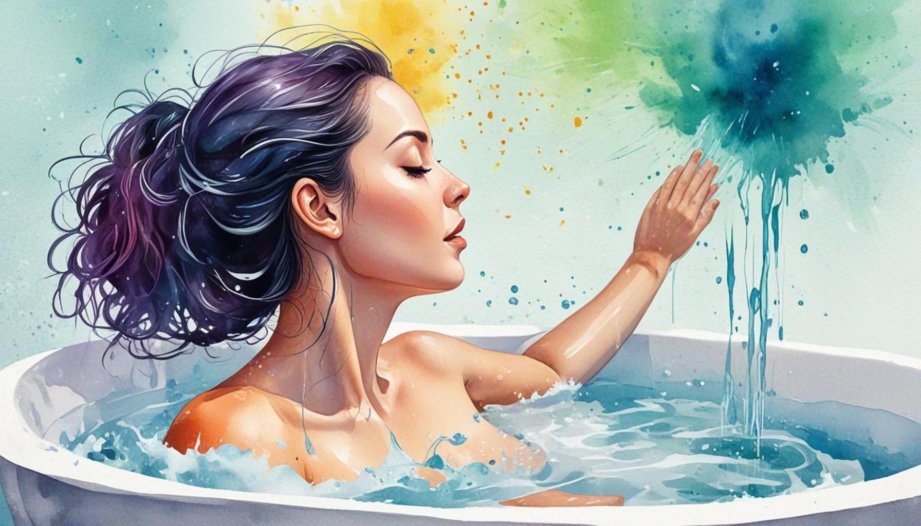 Releasing Tension: Using Guided Visualization to Relieve Stress During Bathing
