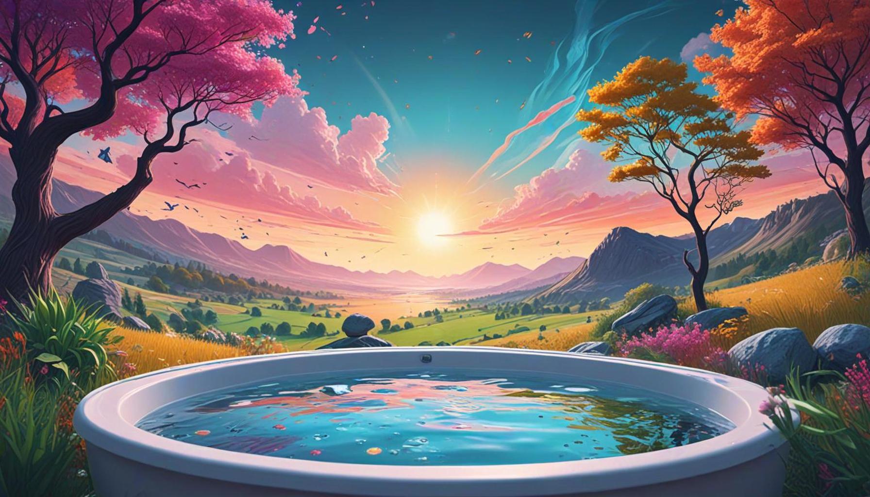 Creating Mental Landscapes: Guided Visualization as a Relaxation Tool in Bath Meditation