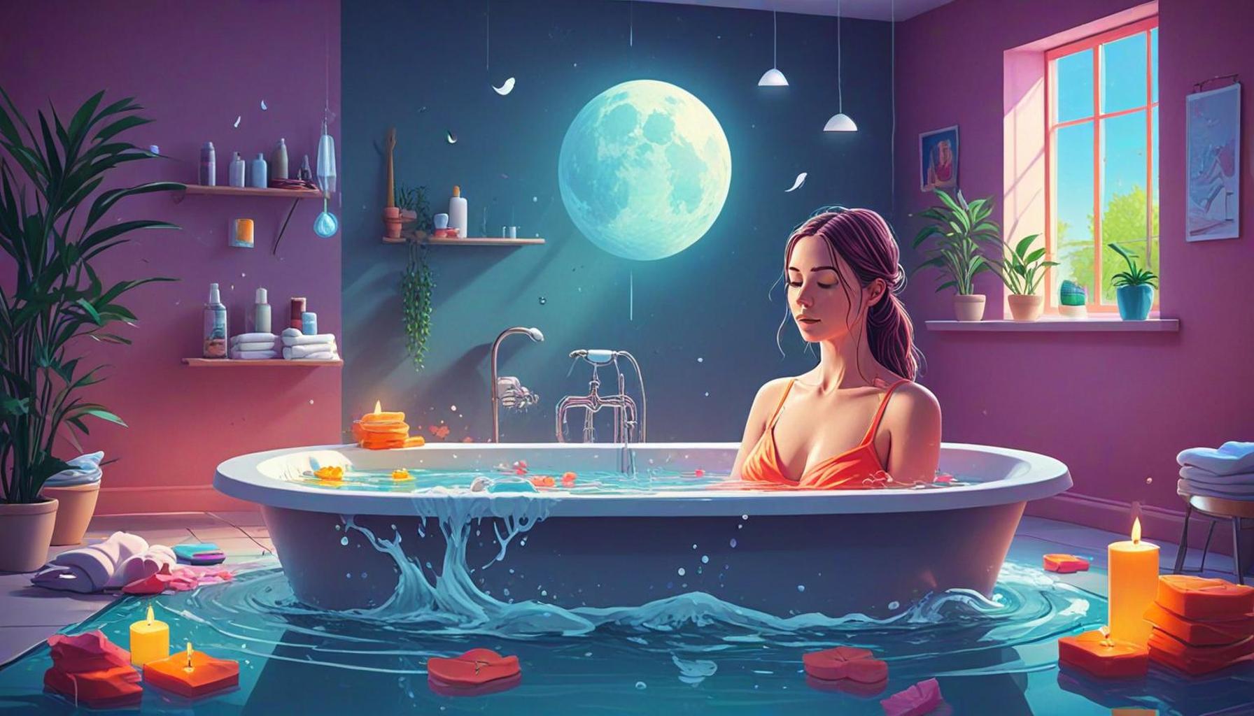 The Importance of Mental Preparation Before Bath Meditation to Optimize Stress Reduction