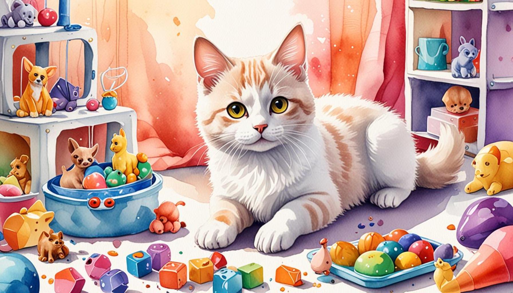 The importance of interactive toys for the mental development of pets